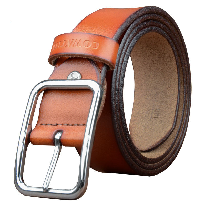 Men&#39;s leather business belt