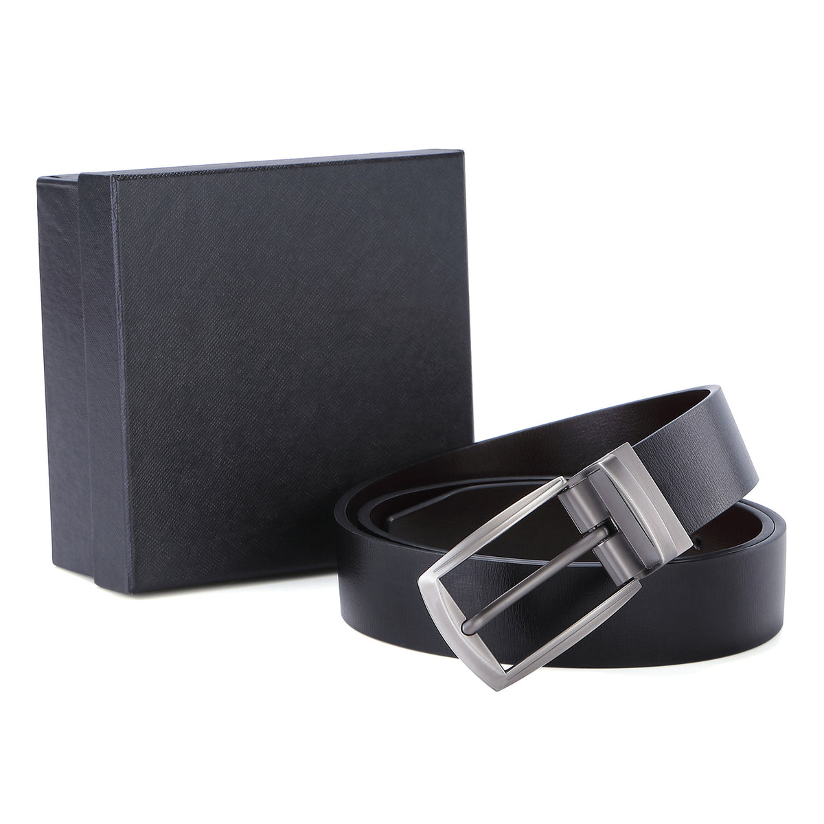 Fashion Automatic Buckle Leather Men&#39;s Belt