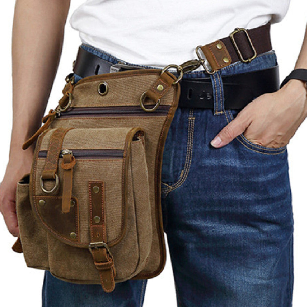 Men&#39;s Canvas Fashion Casual Shoulder Messenger Bag