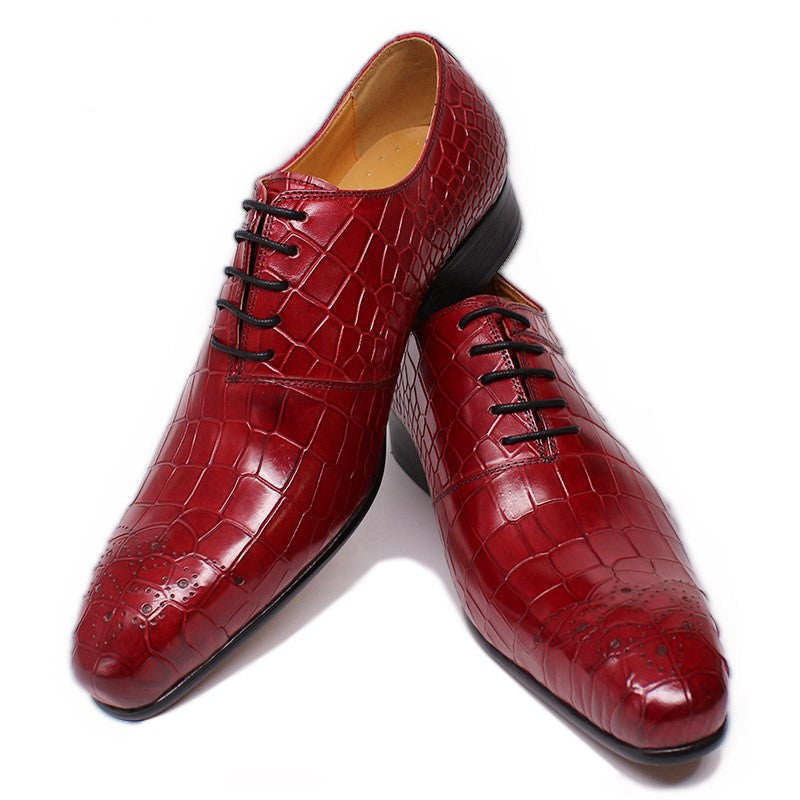 Men&#39;s Business Suit Oxford Leather Shoes
