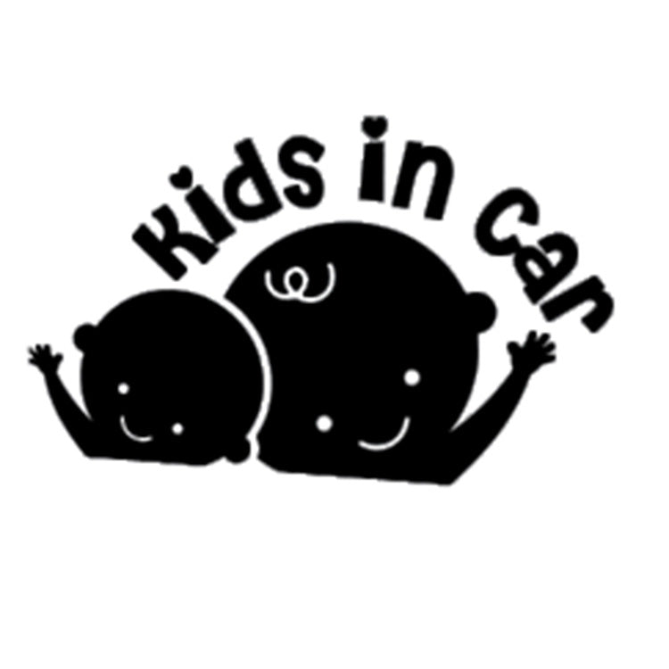Automobile Sticker Picture Reflective Kids In Car Sticker