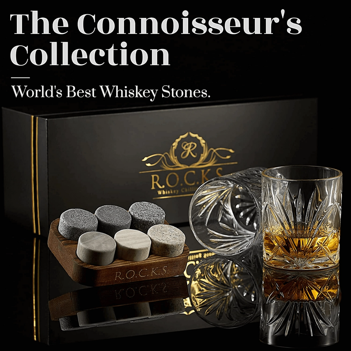 The Connoisseur&#39;s Set - Palm Whiskey Glass Edition