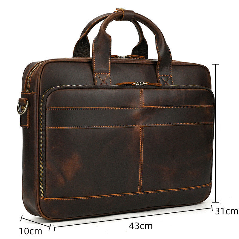 Men&#39;s Briefcase New Handbag Business Bag