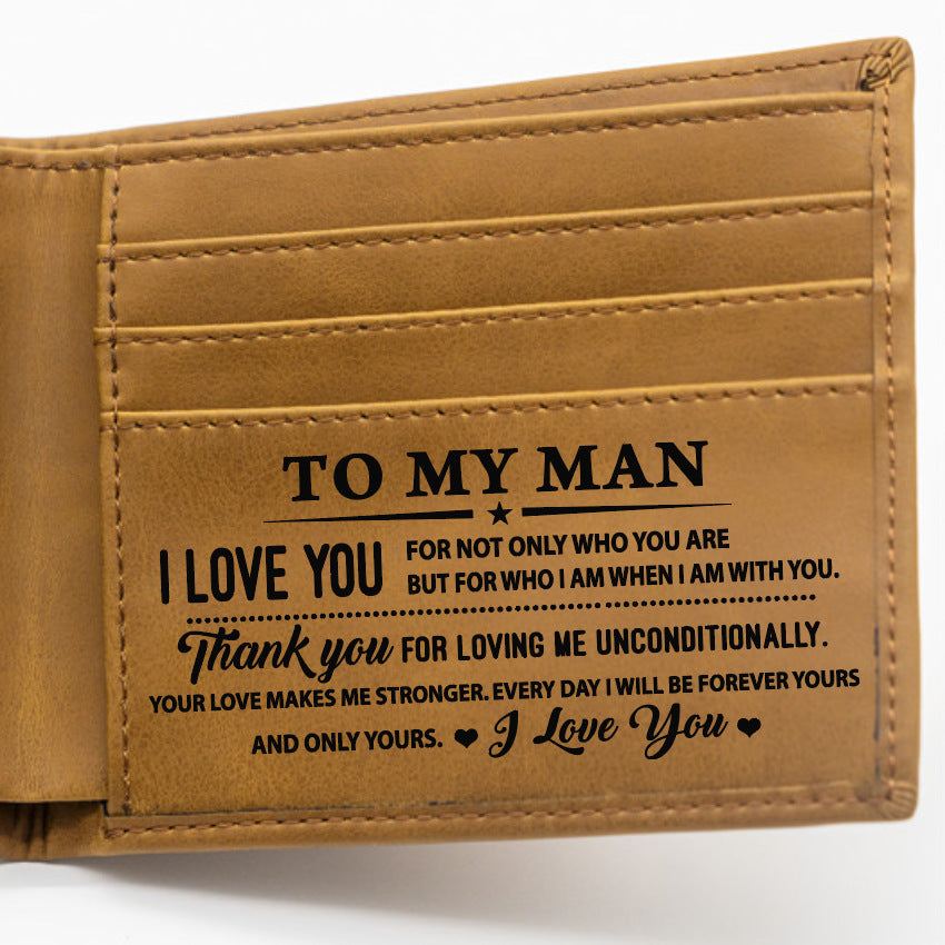 Leather Small Cropped Design Credit Card Holder Wallet
