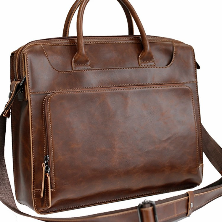 Genuine Leather New Men&#39;s Handbag