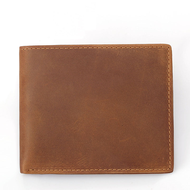 Men&#39;s Wallet Made Of Crazy Horse Leather