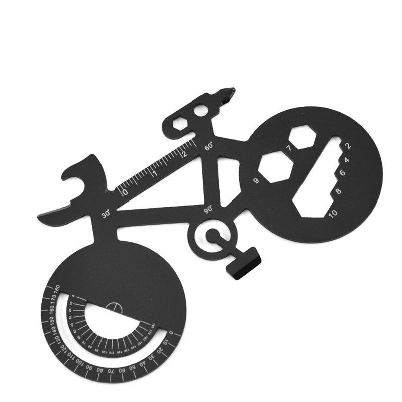 Stainless Steel Multifunctional Bicycle Card Tool Creative Bottle Opener