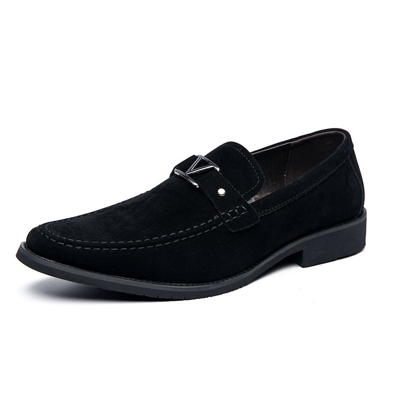 Large Men&#39;s Lefu Leather Shoes