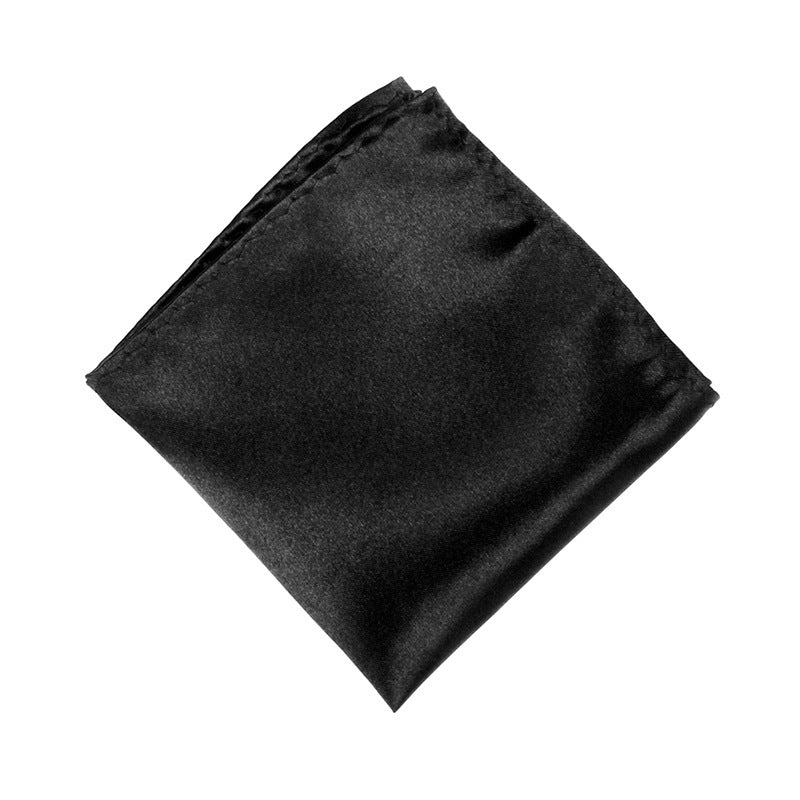 Solid Monochrome Men&#39;s Tie Cufflinks Pocket Square Set