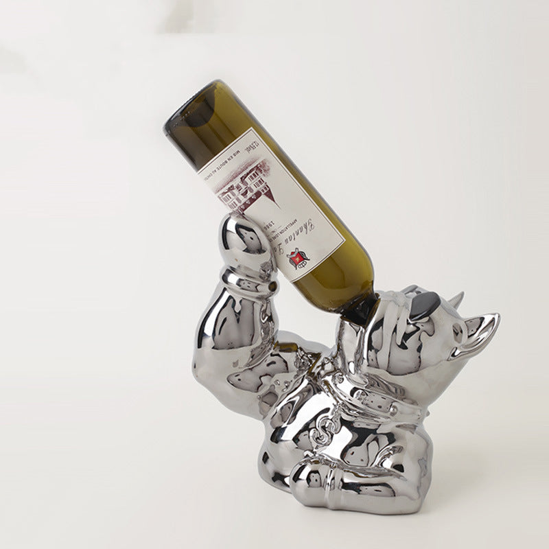 Light Luxury High-end Living Room Wine Cabinet Decoration