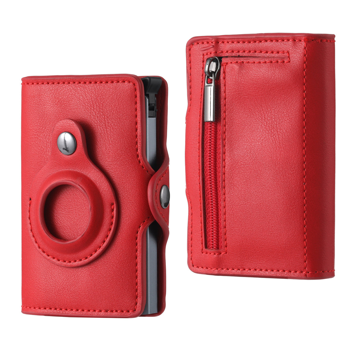 Men&#39;s Wallet Tracker Card Clamp Metal Card Holder