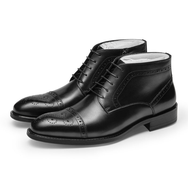 Men&#39;s Business Suit Leather  Boots