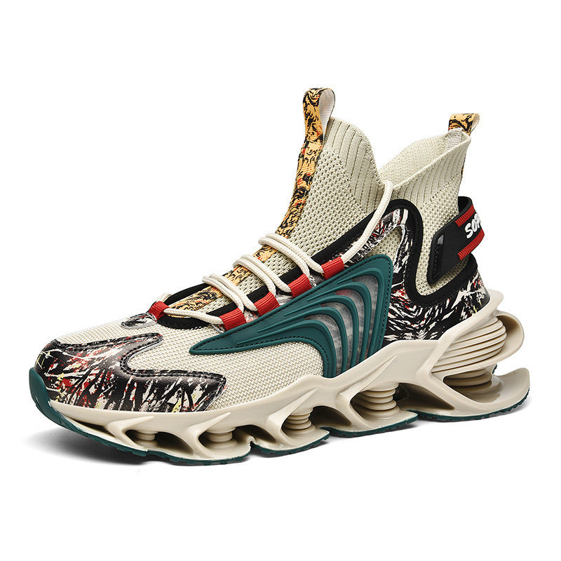 Flying Woven Large Size Mesh Men&#39;s Shoes