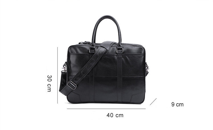 Leather Men&#39;s briefcase