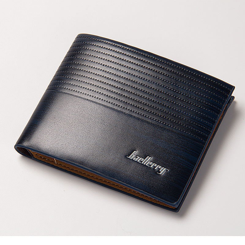 Casual men&#39;s wallet horizontal