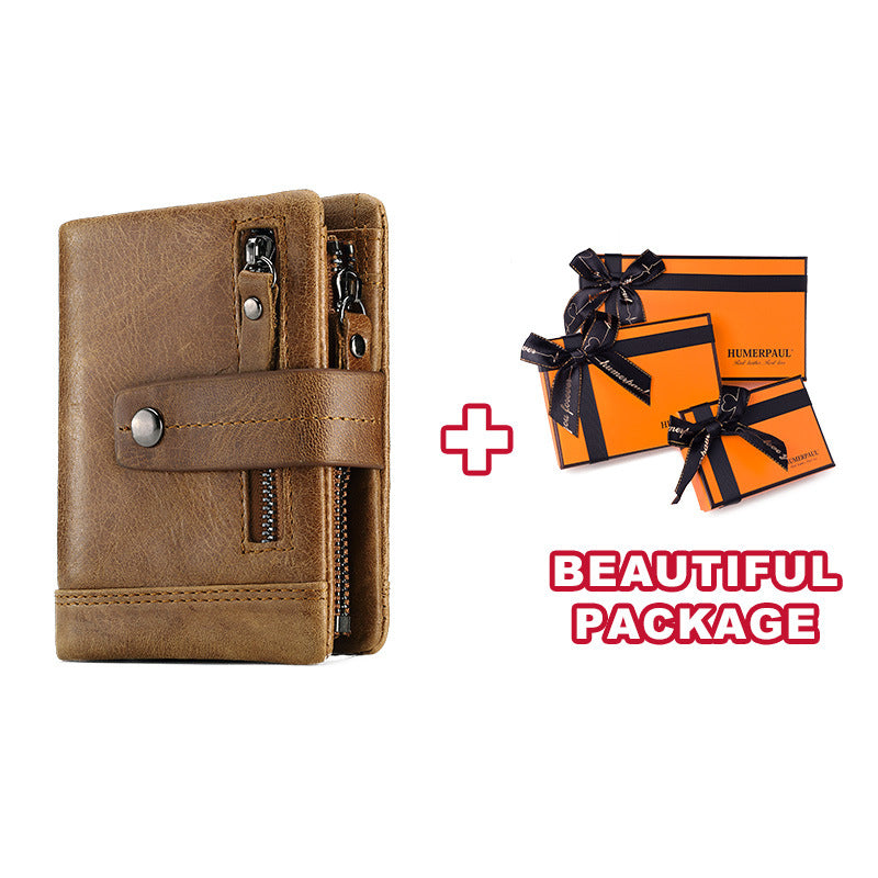 Antimagnetic Multicolor European And American Men&#39;s Wallet