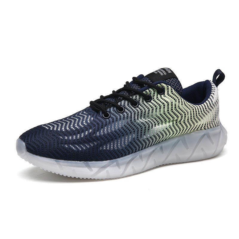 Running Shoes Trend Mesh Student Shoes Men&#39;s Sports Single Shoes Youth Trendy Shoes Wholesale