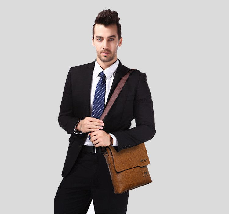Business Casual One-shoulder Messenger Bag Wallet Combination