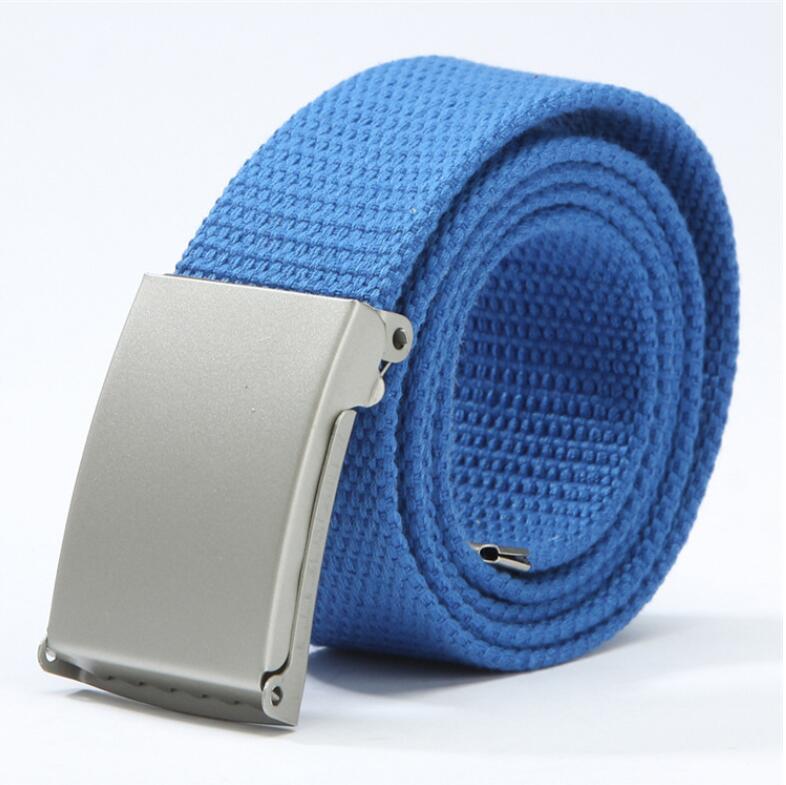 Candy color fashion new unisex pants with canvas belt men&#39;s belt