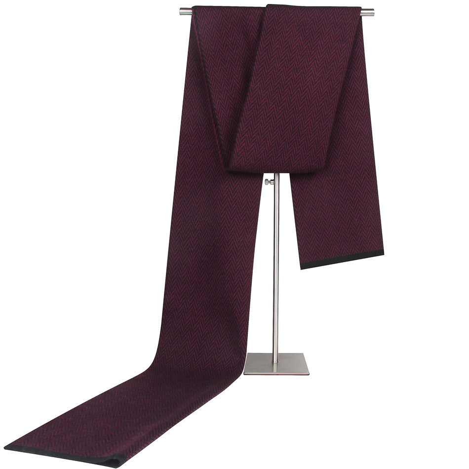 Men&#39;s scarf young unisex herringbone scarf