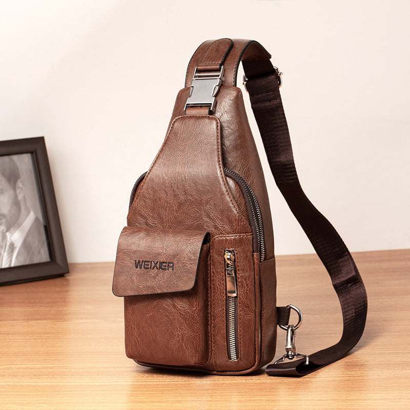 Men&#39;s chest bag outdoor casual men&#39;s messenger bag