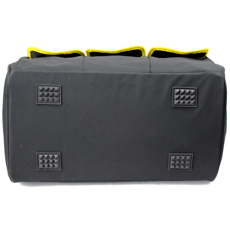Multifunctional double-layer thick canvas tool bag