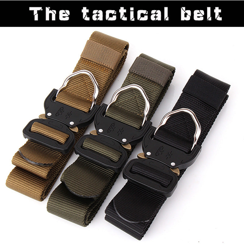 Tactical belt multi-function rappelling special forces outdoor combat training military enthusiasts men&#39;s nylon armed belt