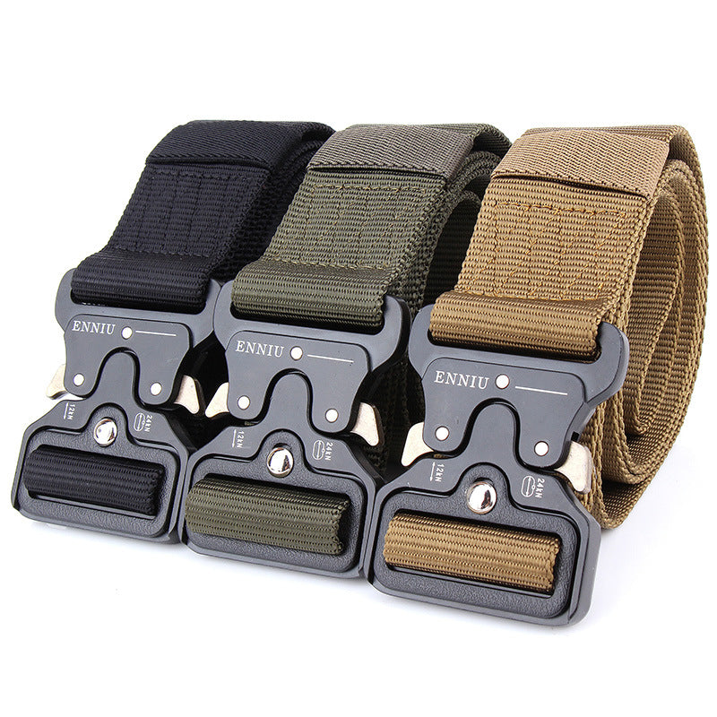 ENNIU tactical belt, men&#39;s army fans tactical belt, multi function nylon outdoor training belt