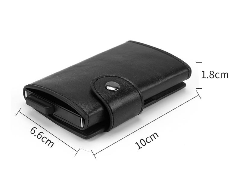 Aluminum alloy anti-magnetic card package