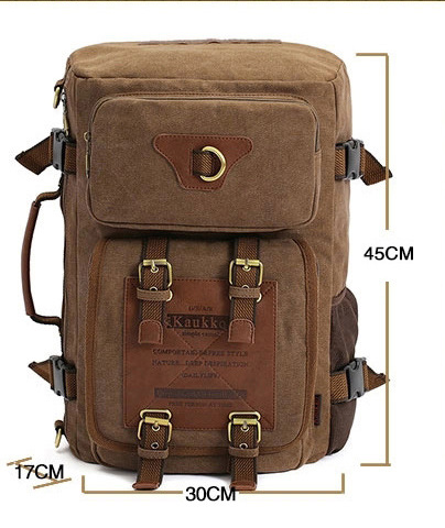 Berk - Large Canvas Traveller Backpack