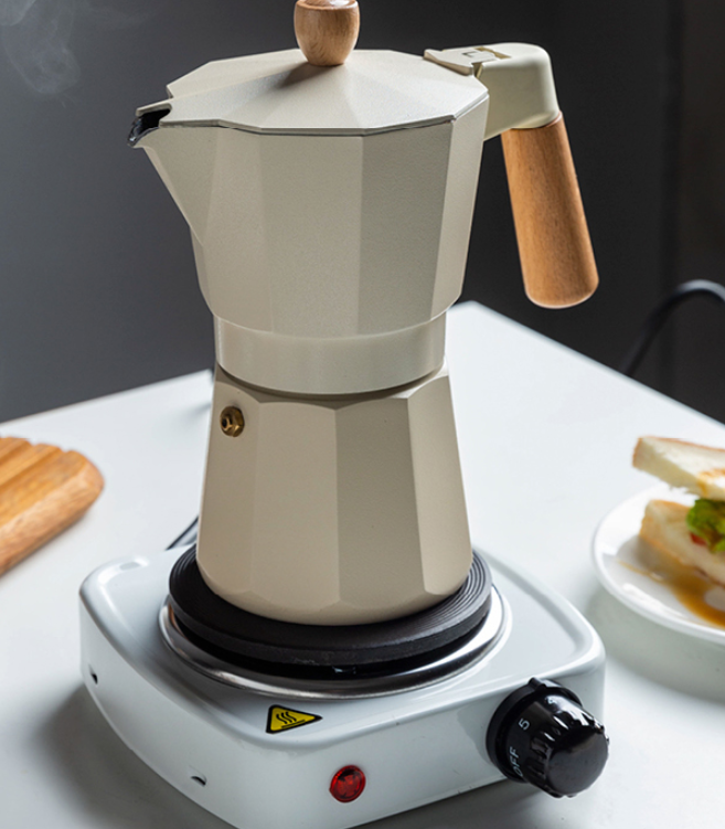 Stainless Steel Pot Of Hand-brewed Coffee