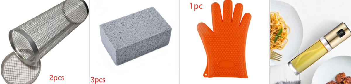 New Grilling Basket  BBQ Basket Stainless Steel Grill Outdoor Picnic Camping Barbecue Cooking Supplies