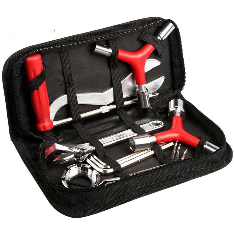 Bicycle Multi-function Repair Kit Combination Set Wrench Screwdriver Pry Tire Rod