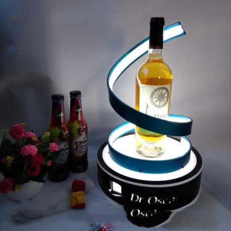 LED Rechargeable Luminous Wine Holder Red Wine Wine Wine Rack Bar