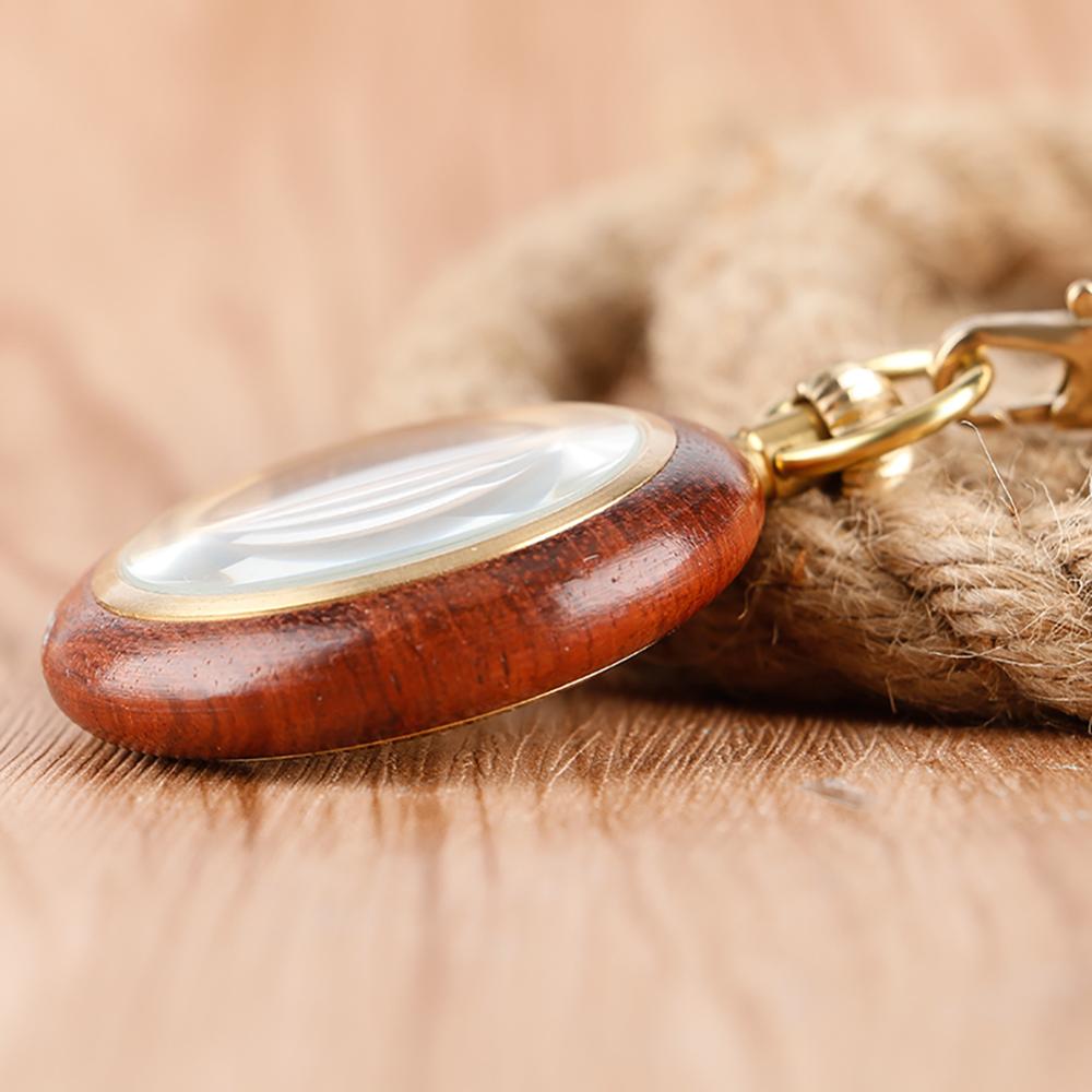 Mahogany Roman Pocket Watch