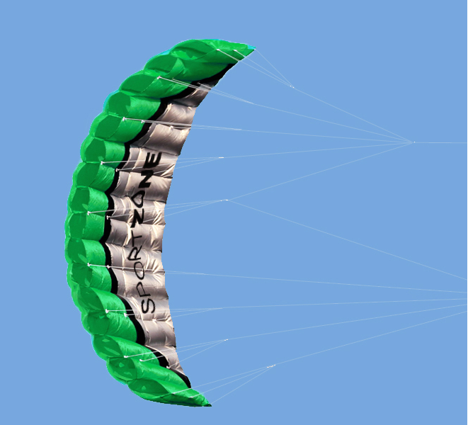 Two-line Software Kite Unfolds About 250 87cm
