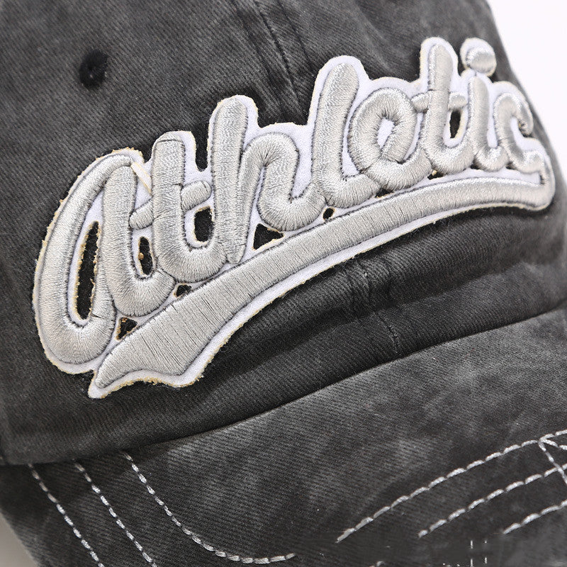 Washed Distressed Retro Baseball Cap