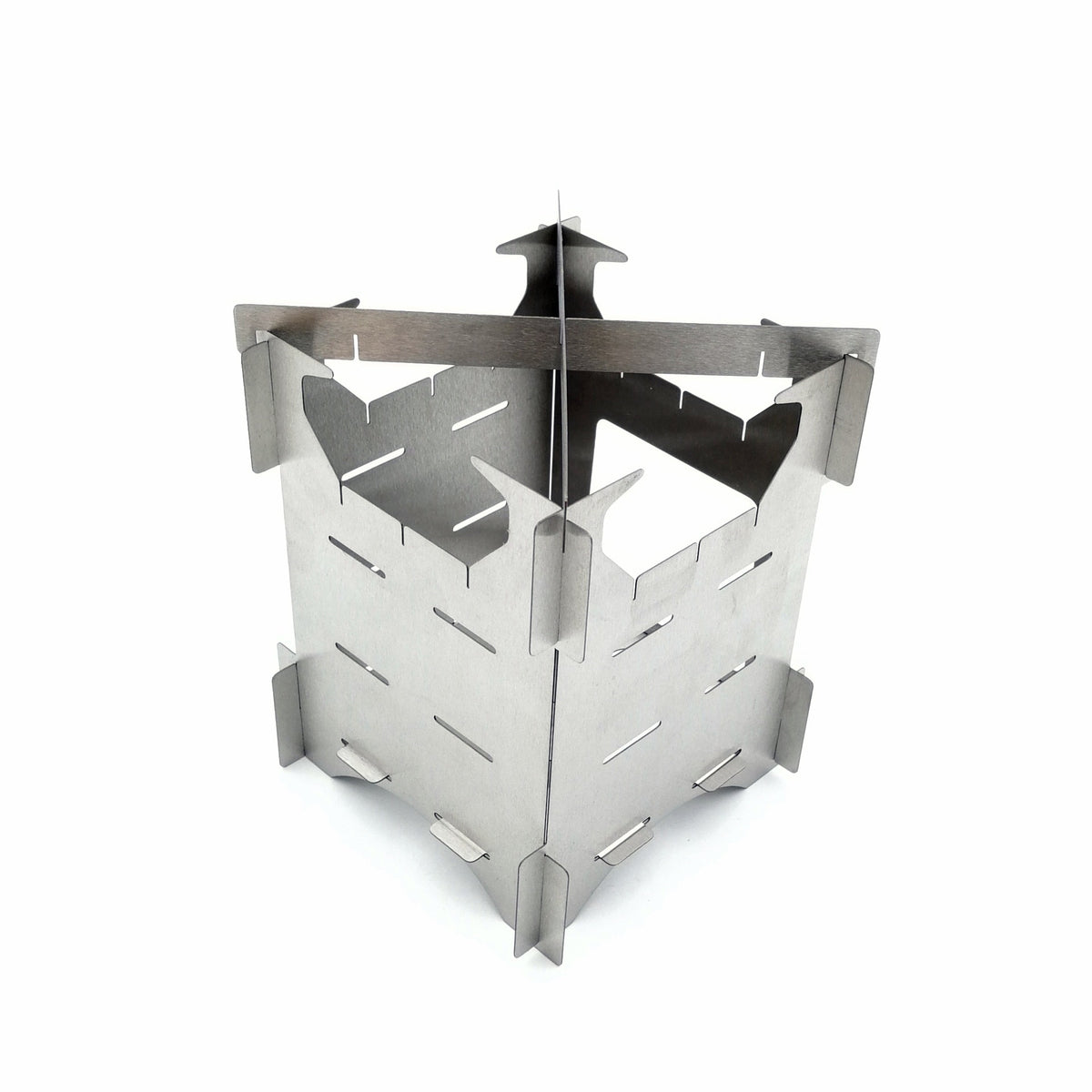 Outdoor Camping Stainless Steel Folding Firewood Stove