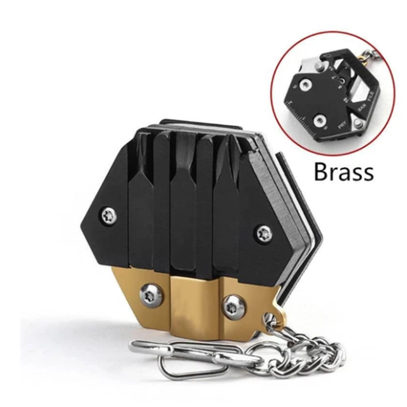 Hexagon Coin Pocket Knife