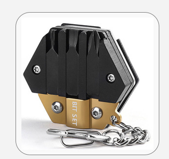 Multifunctional Hexagon Coin Pocket Knife Folding Knife Outdoor Tool