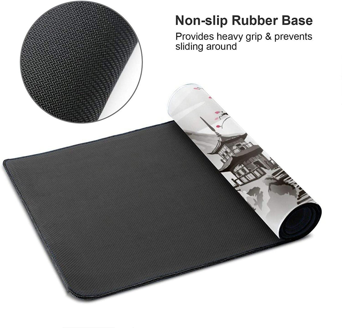 Girls&#39; Oversized Calligraphy And Painting Mouse Pad