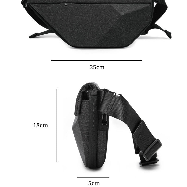 Men&#39;s Shoulder Bag Korean Version With Diagonal Function
