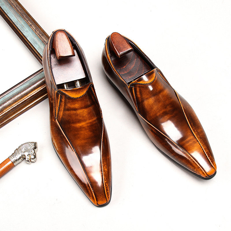 British Pointed Oxford Men&#39;s Shoes