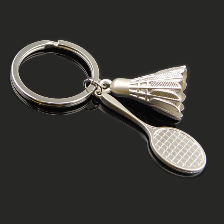 Badminton keychain simulation fashion key chain