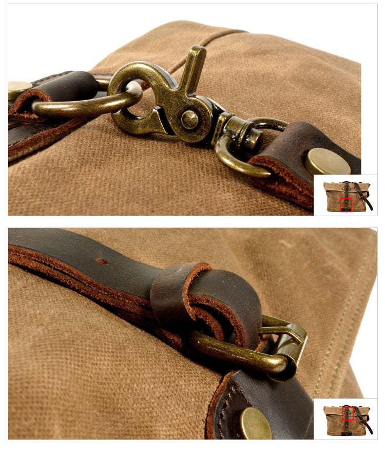 Men&#39;s canvas shoulder bag