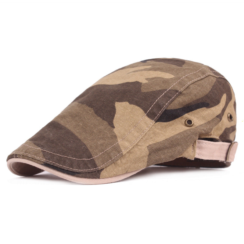 Men&#39;s casual beret goes with camouflage cap