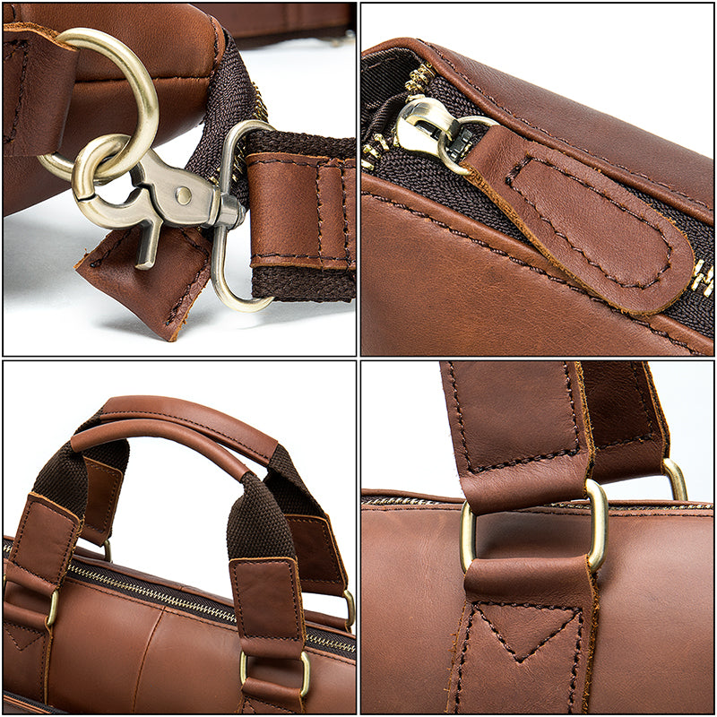 Men&#39;s briefcase business casual men&#39;s shoulder oblique bag