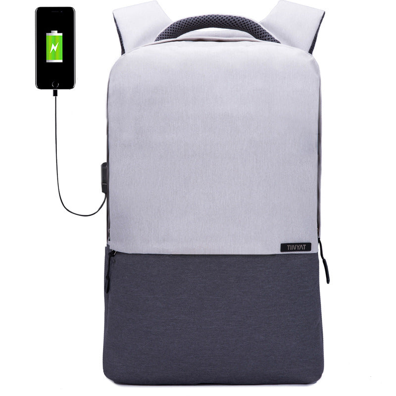 USB Charging Men&#39;s Outdoor Leisure Travel Backpack