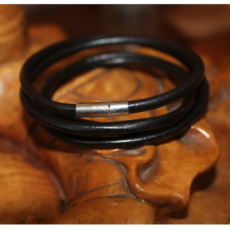 Cowhide rope vintage bracelet