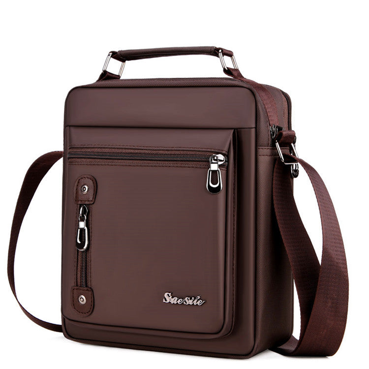 Manufacturers selling new casual Shoulder Bag Messenger Bag vertical retro Oxford cloth business Briefcase Bag